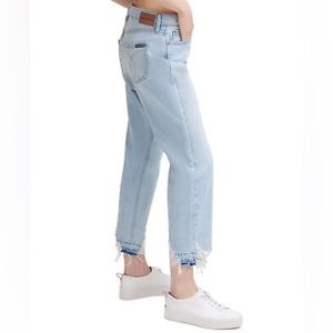 Calvin Klein high rise classic straight jeans